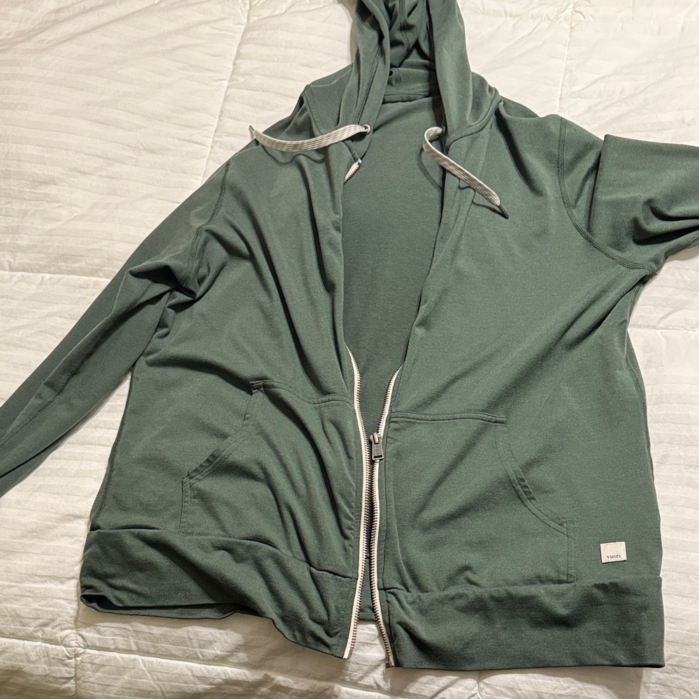 Vuori Forest Green Hoodie